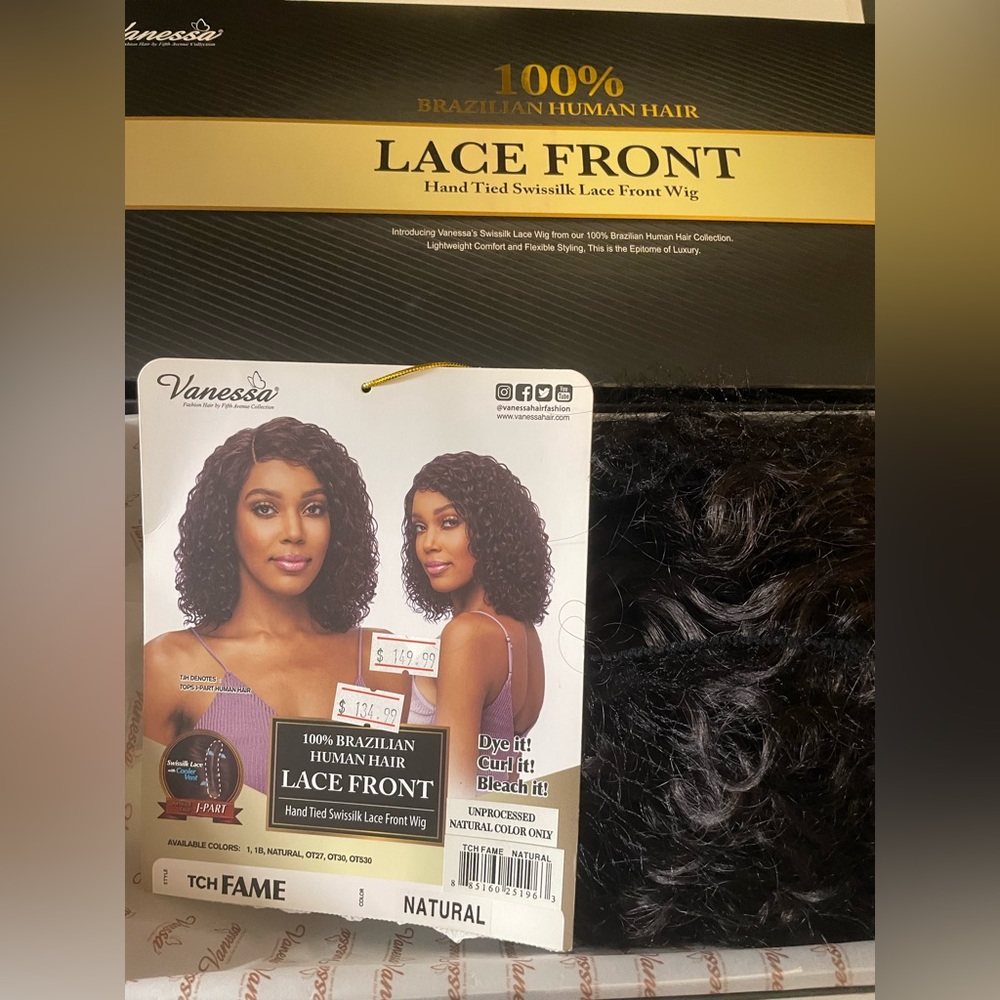 100% BRAZILIAN HUMAN HAIR LACE FRONT WIG